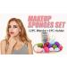 12pcs Makeup Sponge Blender Set with Holder - Flawless Beauty Blender for Liquid & Powder Foundation - Gift for Women - Buy Online on GoSupps.com