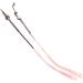 Efarma glasses glasses 1 pair of rimless 2-hole glasses rhinestone-metal glasses repair parts glasses bracket replacement arms pink