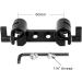 NICEYRIG Angled 15mm to 10mm Rod Clamp Rail Block for Shoulder Rig Pad Mount - 272 | High-Quality Camera Rig Accessory - Buy Online on GoSupps.com