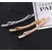 Rose Gold Slim Metal French Barrettes Hair Clips for Styling - Hairdresser Salon Hairpins - Buy Online on GoSupps.com