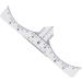 BIUDECO 10pcs Set Microblading Eyebrow Ruler Guide Makeup Stickers Makeup Ruler Tool Make up - Buy Online on GoSupps.com
