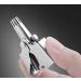WOIWO Stainless Steel Nose Hair Trimmer - Manual Scissors for Men - Precision Nose Hair Removal - Buy Online on GoSupps.com