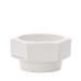 M HLE soap dish - Hexagon series - biscuit porcelain white