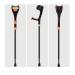 GHFTCCF Adults Folding Forearm Crutches Lightweight Adjustable Open Cuff Crutches Canes Ergonomic Design with Non-Slip Foot Cap Suitable for Height 148-190cm/ 4' 8''-6' 2'' Double The Comfort Orange 1 count - Buy Online on GoSupps.com