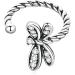 Earrings for Women 1 Piece Vintage Sterling Silver Dragonfly Ear Cuff for Women Ear Clip Simple Style Jewelry Set Friendship Gift