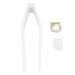 Verdant touch hip hop tooth jewelry hip hop tooth decoration English letter C shiny wrong tooth for Halloween Festival gold