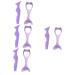 Beavorty Ladies Suits 8 Pcs Makeup Eyeliner Silicone Eyeliner Pads Make up Aid Tools Set Face Eye Miss 15x5.7cmx4pcs