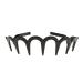 Wavy Metal Hair Band Unisex Wavy Headband Black Spring Wavy Metal Hair Band with Long Teeth Hairhoop Sports Headband Headwear Accessories Black 1pc