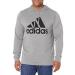adidas Men's Essentials Logo Hoodie X-Large Tall Medium Grey Heather/Black