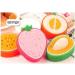 4pcs Cute Fruit Shaped Baby Bath Sponges for Kids - Gentle Body Cleaning and Scrubbing - Buy Online on GoSupps.com