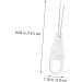 Button Hook Helper 2pcs Hook Zipper Pull Grip Zipper Hook Coat Acrylic White Jacket Elder - Buy Online on GoSupps.com
