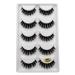 10 pairs of false eyelashes with eyelash tweezers 3D natural wrong eyelashes reusable handmade thick multi-layered fluffy false eyelashes make-up eyelash extension # g600