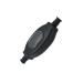 Yardenfun Line Dustproof Waterproof Practical Accessories Double 6.5*3*2cm Black