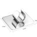 Tumnea Nail Mixed Palette - Stainless Steel Ring Manicure Tool | Eyeshadow Color Mixing Palette for Nail Polish & Foundation - Buy Online on GoSupps.com