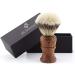 JAG Shaving Razor Set - Sustainable 3-Part Wood Razor with Silberspitze & Dachshaar - Elegant Shaving Stand & Leather Case - Shop Internationally! - Buy Online on GoSupps.com