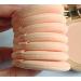 12 Pcs Cotton Powder Puffs Round Makeup Puffs Pads with Strap Washable Large Face Body Powder Puffs for Loose Mineral Powder - Buy Online on GoSupps.com