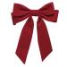 Velvet Hair Bow Clips Large Satin Ribbon Bow Hairpins Bow Hair Barrette for Party Hair Accessories Black Bow Hair Clips Velvet Hair Bow Clips Satin Ribbon Bow Hairpins Red