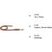 Buy Fat Leather Line with Chrome or Brass Hook - 1m 1.35m 2.20m 3m Options - International Shipping Available - Buy Online on GoSupps.com
