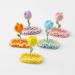 Crochet Knitted Hair Clips for Girls Children's Day Birthday Christmas Gifts Hair Accessories Clips Strong Hold Jaw Clamp for Thick Thin Hair Makeup Application (Tulips) - Buy Online on GoSupps.com