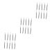 NOLITOY 30 Pcs Angled Eyebrow Brush Eyeliner Brush Eyebrow Applicator Angled Brush Cosmetic Set Bridegroom 13X0.2cmx3pcs Blackx3pcs