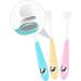 Buy Soesfoufu Children's Toothbrush - Cartoon Design Tongue Cleaner & Dental Care Brush for Kids - International Shipping Available - Buy Online on GoSupps.com