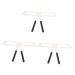FRCOLOR 3pcs Make up Kit Molds Eyebrow Shaper Stencil Kits Women Eyebrow Ruler Tool Shaping Balance Ruler 1 count (Pack of 1) As Shownx3pcs