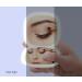 Larimar Compact Mirror with 1X/10X Magnification, Dimmable Brightness, USB Rechargeable - Baby Pink - Buy Online on GoSupps.com