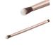 Double Ended Eyebrow Eyeshadow Brush Foundation Makeup Cosmetic Tool Soft Vegan Bristles Shallow Matted Versatile Makeup Brush for Precision and Blending