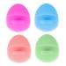 Sky Blue Silicone Face Massager Brush | Exfoliating Cleansing Tool for Smooth Skin - Buy Online on GoSupps.com