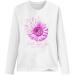 Daisy Printed Casual Fall Long Sleeve O Neck Sweatshirt for Women - White - Buy Online on GoSupps.com
