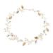 VMila Bride Leaf Pearl Hair Band - Bridal Wedding Accessories | Bridesmaid Flower Crown Headband - Prom Hair Accessory in Gold - Buy Online on GoSupps.com