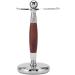 BGGIWY Men's No Steel Shaving Brush Set | Fashionable Hair Removal with Wooden Handle & Holder - 15x9cm Silver - Buy Online on GoSupps.com