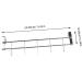 Cabilock Stainless Steel Hooks Door Back Hook Coat Hanger Doors and Windows Tables and Chairs medium Silver - Buy Online on GoSupps.com