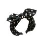 Hair Band for Women Girls Ladies Head Band Polka Dot Hair Bow for Women Rabbit Ears Headband for Women Bow Headbands for Girls (Black) - Buy Online on GoSupps.com