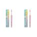 TEPE SELECT Compact soft toothbrush soft bristle in a compact narrow -running brush head for young old 1x1 sorted in color (pack with 2)