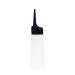rosenice black empty applicator bottle with beveled tip and scale