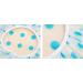 4 Pack Girls Thicken Shower Cap - Waterproof & Elastic Band - Blue Polka Dots - Buy Online on GoSupps.com