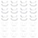 Uilyniu 12 pair of prostheses fake teeth teeth lightening dentures for bad teeth veneer teeth cosmetic tooth cover fake teeth provisional denture artificial (white)