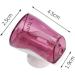 3-Piece Suction Cup Toothbrush Holder Set - Bathroom Storage Rack for Family - Silver Cream Filter & Squeezer - Buy Online on GoSupps.com