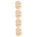 Cabilock 4 Pairs Split Toe Socks Forefoot Pad Woman Cotton Chunky Heel Skin 10X10CM