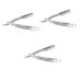 minkissy 3pcs Razor Stainless Steel Man Scraper Head