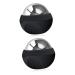 FOMIYES 2pcs massage ball made of stainless steel manual massage portable massage ball stainless steel balls portable massage tables foot massager body massager portable roller massager small
