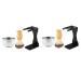 Fomiyes 2 sets of shaving soap men suits Bart Razor For Men Razor Messer sharpener beard oil beard brush Bathroom Razor Shell oil head Shaving accessories bracket man shaving brush stainless steel