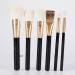 MADALIAN 13 Sets Makeup Brushes - Brushed Gold Tube Foundation Brush Set for Flawless Application | International Shipping Available - Buy Online on GoSupps.com