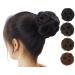 Stylish Brown Black Clip-On Wig with Diamond Ball Hairpin | Women's Hair Accessory - Buy Online on GoSupps.com