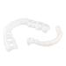 6pcs Artificial Braces White Smile Teeth Top and Bottom Clip in Veneers Temporary Upper and Lower Artificial Teeth