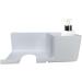 Hair Dryer Organizer | Adhesive Hair Dryer Hanger Blow Dryer Holder | Mark Hair Styling Care Tool Organizer with 3 Compartment and Plug Hook for Wall Second Generation Hair Dryer Rack White - Buy Online on GoSupps.com