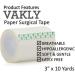 Medical First Aid Surgical Tape 3x10 Yards Pack of 3 Rolls - Lightweight, Breathable Microporous, Self-Adhesive, Latex-Free, Hypoallergenic Bandage Tape - Buy Online on GoSupps.com