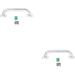 MCAORI 25cm Bathroom Shower Tub Handrail Stainless Steel Safety Toilet Support Rail Gra 2pcs - Buy Online on GoSupps.com