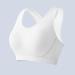 Teen Girls Seamless Cotton Racerback Sports Bra - Medium Size 30 Cream Navy - Buy Online on GoSupps.com